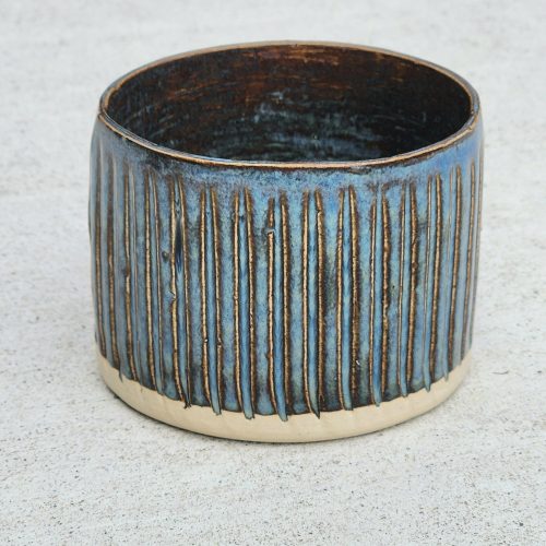 Tasse ligne bleu denim - 10 onces