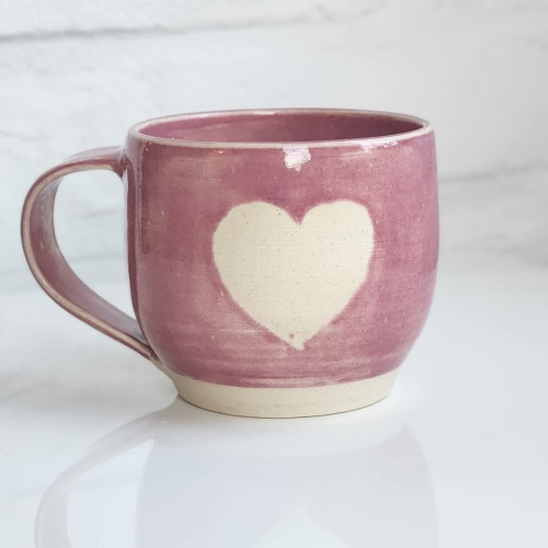 Tasse coeur 8 onces