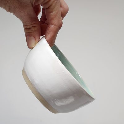 Bol blanc & glacier - 10 x 5 cm