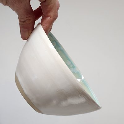 Bol blanc & glacier - 13 x 7 cm