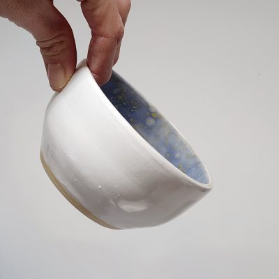 Bol blanc & lavande étoile - 10 x 6 cm (8 onces)