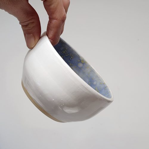 Bol blanc & lavande étoile - 10 x 6 cm (8 onces)