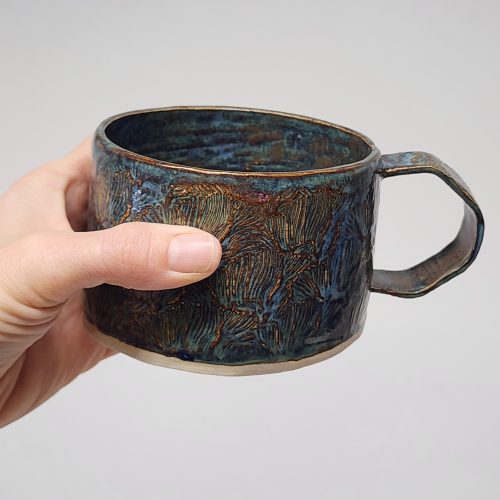 Tasse bleu denim - 14 onces – Image 3